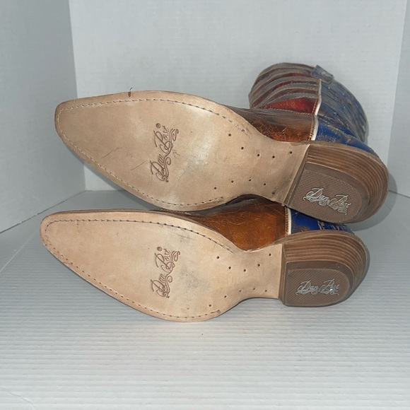 SOLD on eBay!! Dan Post Women's Stars & Stripes Western Boots Size: 8.5 - Picture 12 of 16